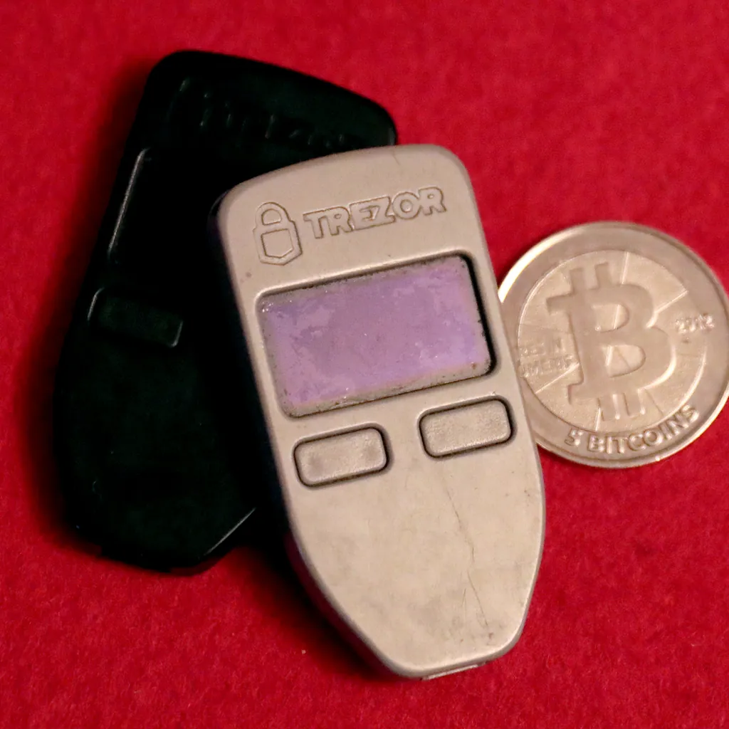 Pièce bitcoin physique et hardware wallets