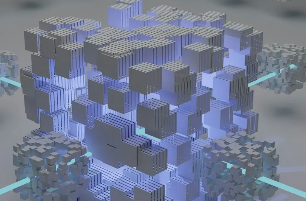 Illustration d un réseau blockchain