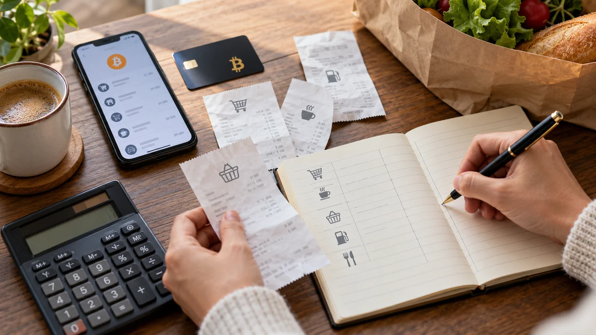 Tickets de caisse, calculatrice et historique de paiements crypto pour suivre les cessions