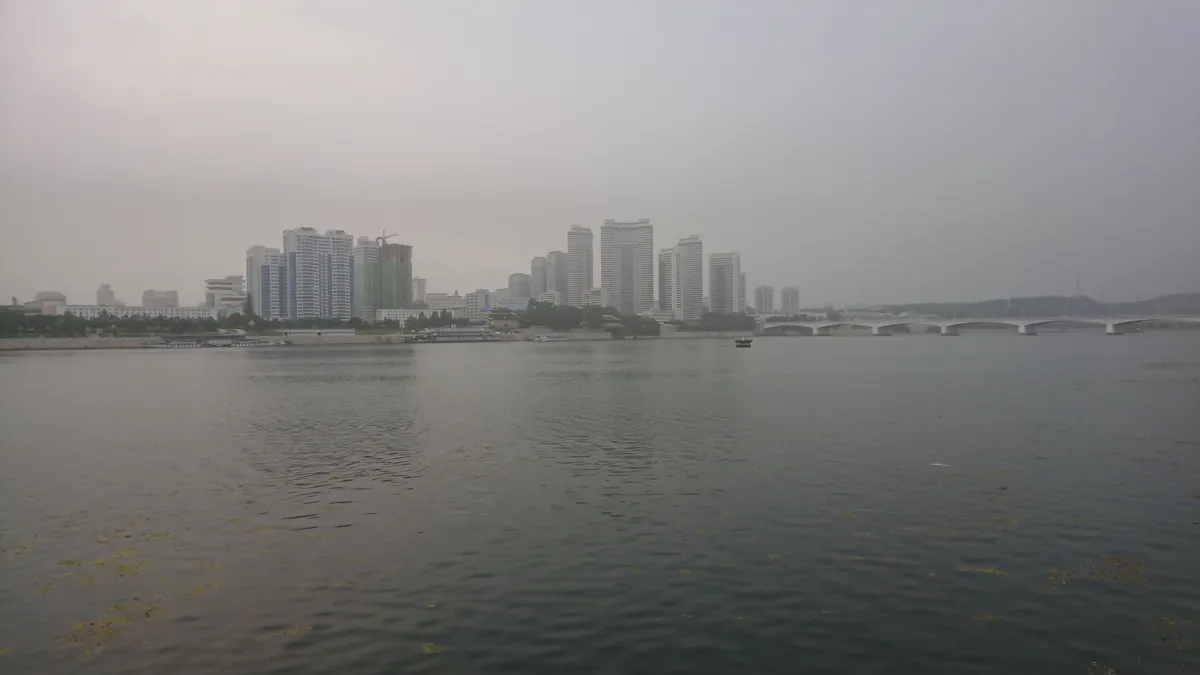 Skyline de Pyongyang, capitale de la Corée du Nord