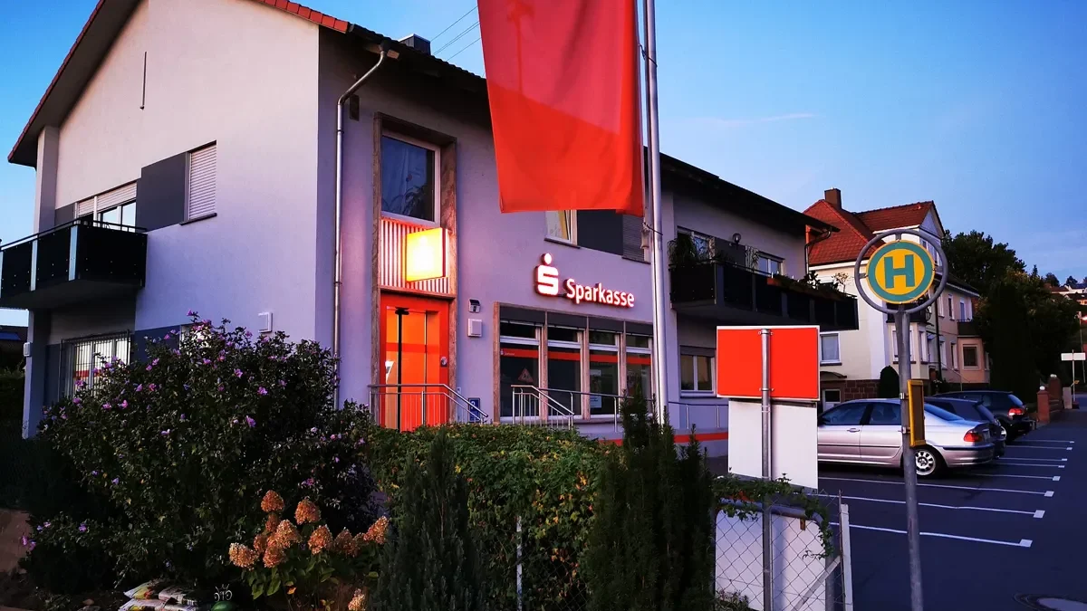 Agence Sparkasse à Tauberbischofsheim, en Allemagne