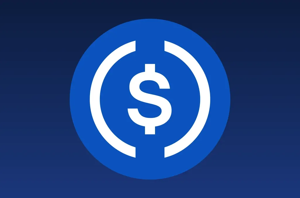 Logo du stablecoin USDC de Circle