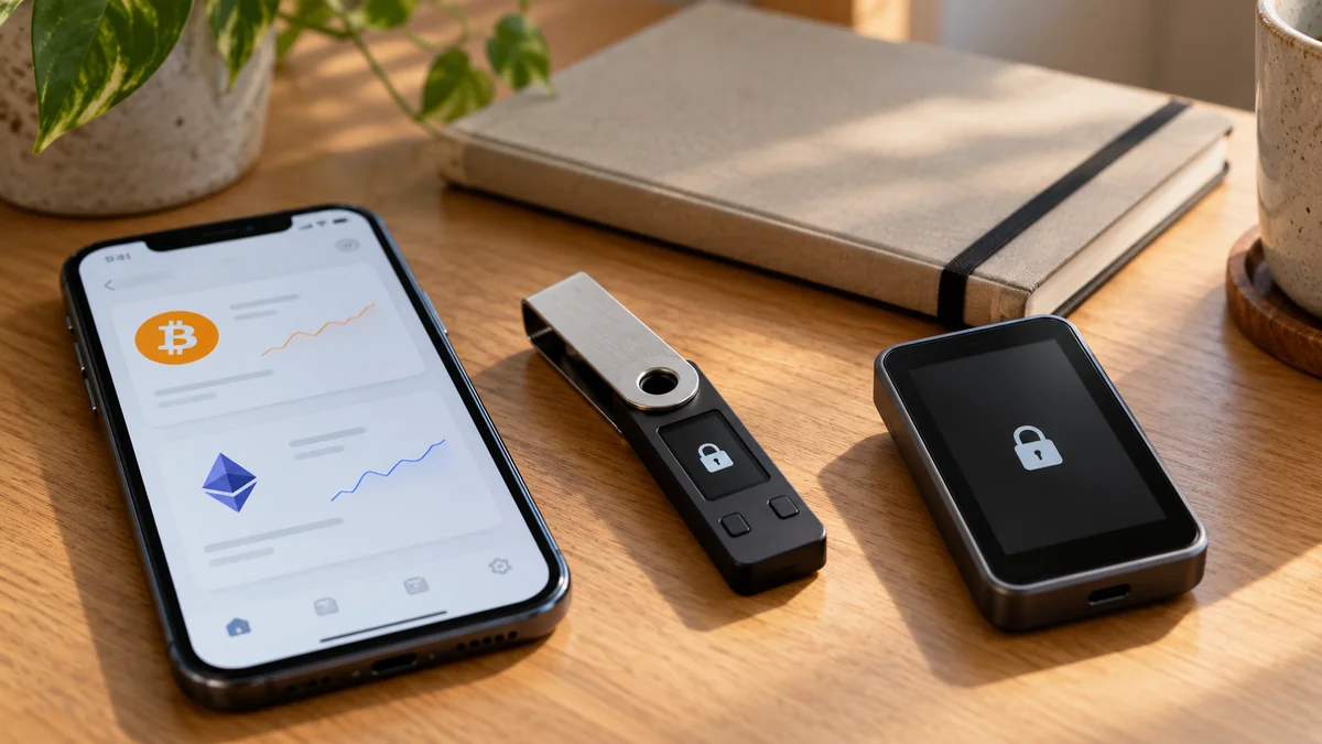Portefeuilles matériels et wallet mobile pour conserver ses cryptomonnaies en sécurité